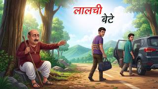 लालची बेटे | Lalchi Bete | Hindi Kahaniya | Animated Stories screenshot 2