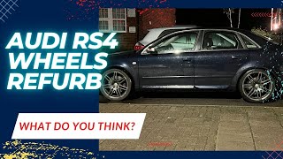 Audi RS4 Alloy Refurb what a difference