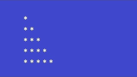 print stars in pyramid shape in C#