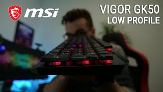 MSI Vigor GK50 Low Profile TKL