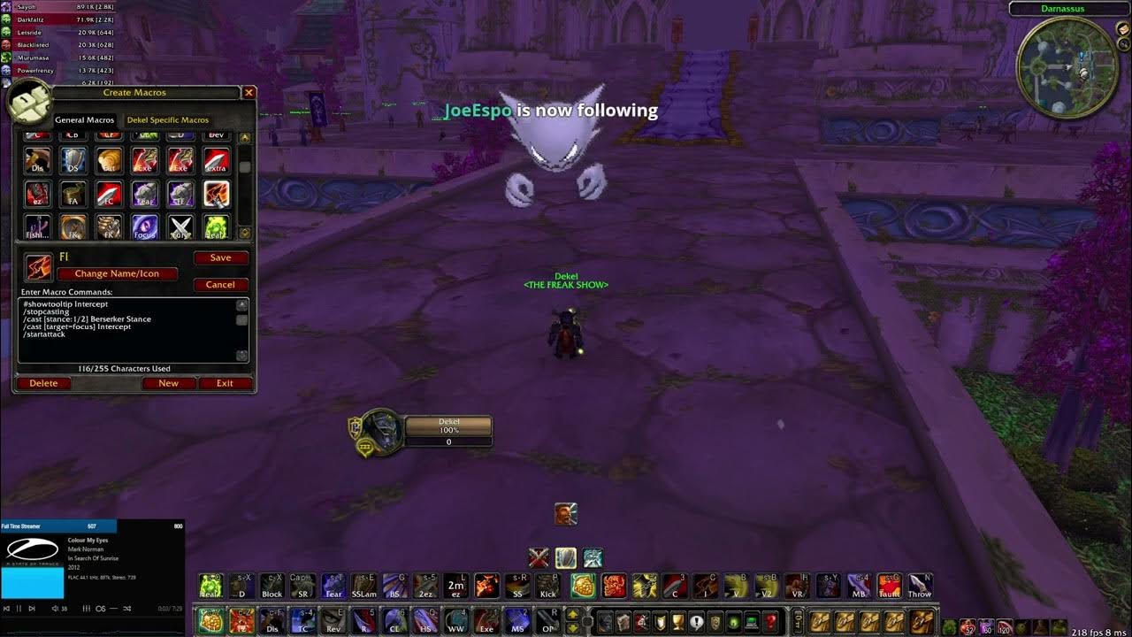 Warrior PvP Macro Guide Wrath Of The Lich King YouTube