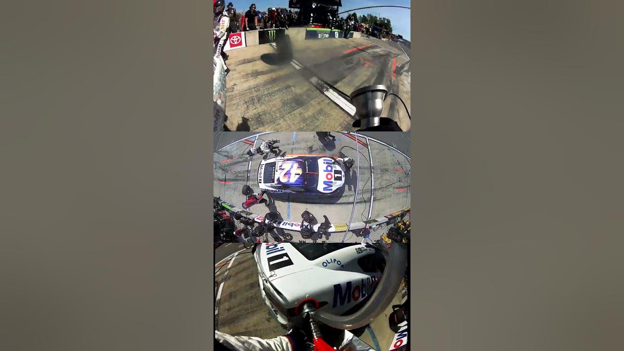 Road course stops for the 42 crew.