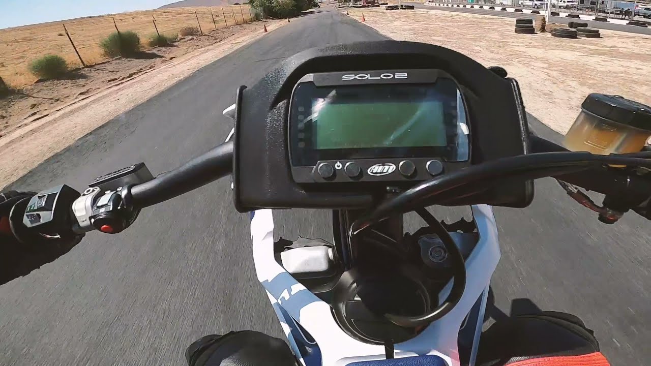 Adams Motorsports Park on a FS450 SUPERMOTO ACTION!