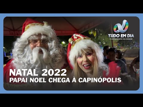 Papai Noel chega à Capinópolis para renovar a magia do natal