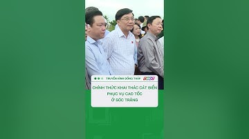 Chính thức khai thác cát biển phục vụ cao tốc ở Sóc Trăng #shorts