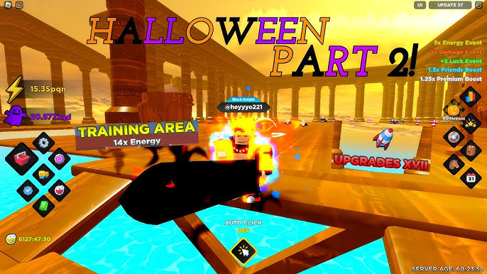 UPDATE 37 + 4 NOVOS CODIGOS AREA 14X E RAID HALLOWEEN ANIME SOULS SIMULATOR  ROBLOX 