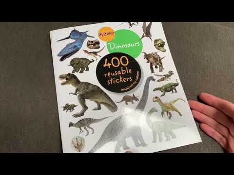 Fun Dinosaurs Stickers Reusable Stickers