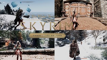 Scenic Skyrim Walk : Full Complex Parallax | W.I.P Modlist - Test 13