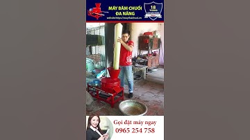 ✅Giao máy băm thái chuối, băm thái rau bèo  cho bà con chăn nuôi gà vịt ở Long An #short
