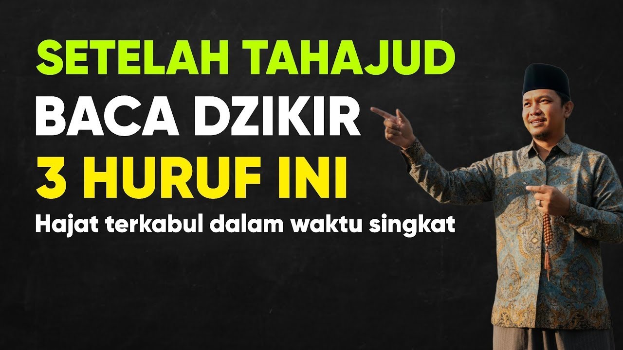 Mustahil tidak dikabulkan, jika selesai tahajud baca dzikir ini, apapun hajatmu pasti dikabulkan