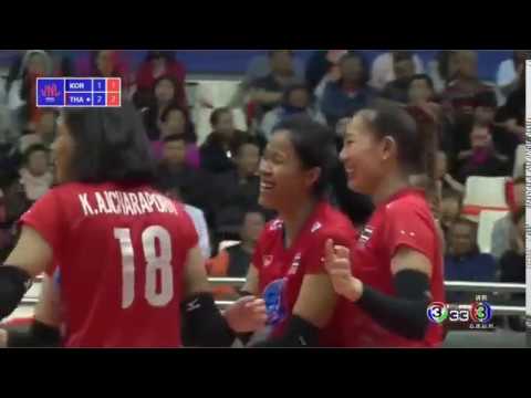 ไทย vs เกาหลีใต้ Volleyball Nations League 2019