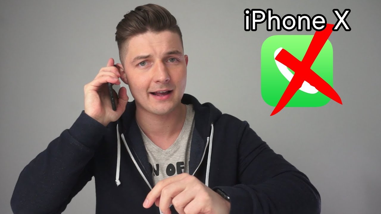 iPhone X can't make phone calls - YouTube