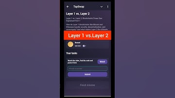 Layer 1 Vs. Layer 2 | Tapswap code || tapswap code Layer 1 Vs. Layer 2 #tapswap​ #crypto​ #tapswap