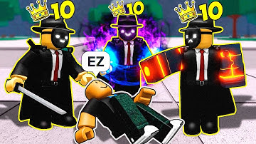 The Fastest KILLSTREAK With ALL Characters.. 😈 | The Strongest Battlegrounds