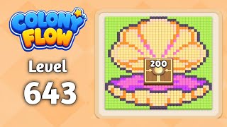 Colony Flow level 643  walkthrough solution gameplay 