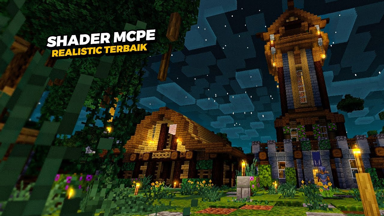 AKHIRNYA SHADER MCPE REALISTIC RILIS VERSI TERBARU YouTube