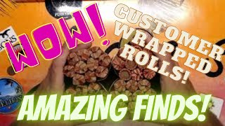 Coin Roll Hunting: Customer Wrapped Pennies! Amazing Finds!