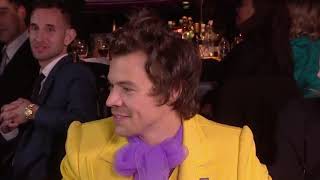 Harry Styles being interviewed by Jack Whitehall (Lizzo appareance) - The BRIT Awards 2020