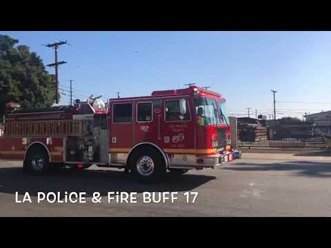 LACOFD ENGINE 42 responding