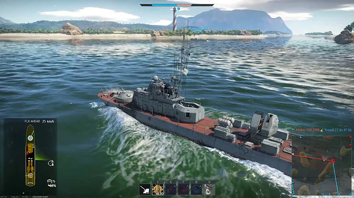 War Thunder Pr.1204 late and Pr 191M on Arabian Sea -  Russian ships - Naval Battles