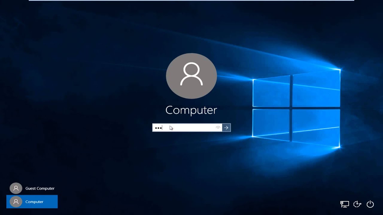 windows 10 other user login