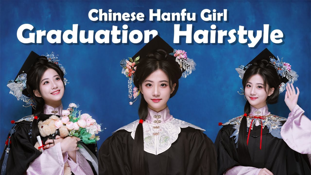 Chinese Hanfu Graduation Hair Tutorial | Step-by-Step Styling