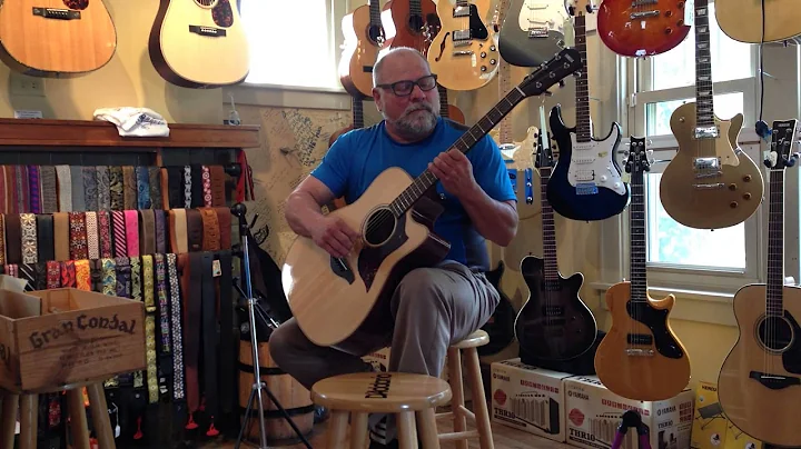 Dana Whitlock on a Yamaha A1 at Guitar House Works...