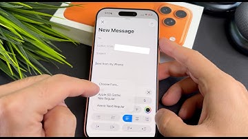 How To Change Font Style On iPhone 17 / iPhone 17 Pro