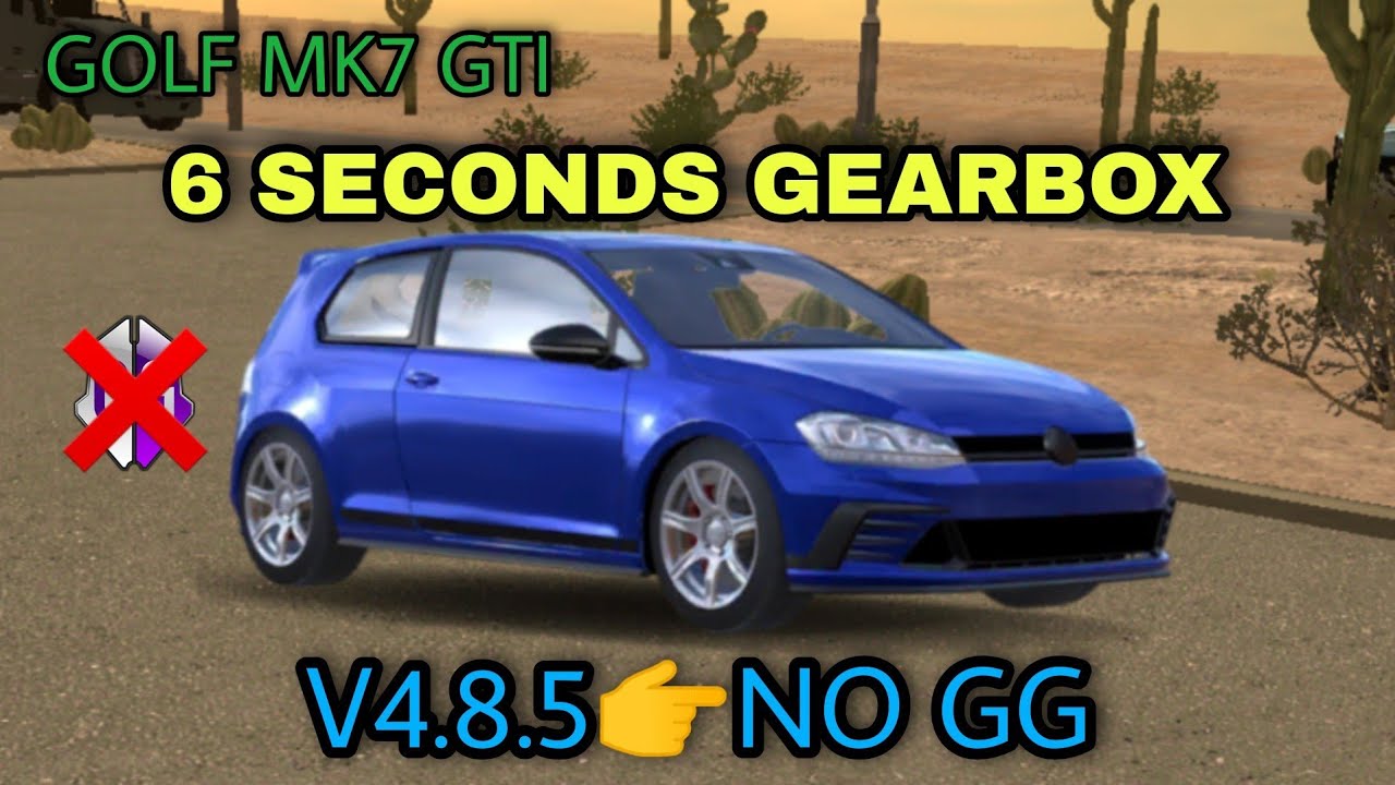 volkswagen golf mk7 gti 👉best gearbox 100% working in new update car  parking multiplayer 