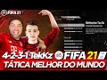 FIFA21 - TÁTICA e INSTRUÇÃO DO MELHOR JOGADOR DO MUNDO - 4-2-3-1 TEkKZ - FUT CHAMPIONS ULTIMATE TEAM