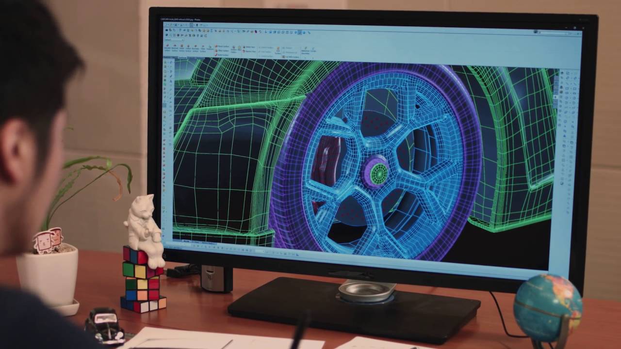 Monitor for Designers - CADCAM Mode - YouTube