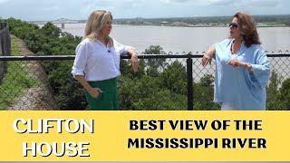 SIX Mile View of the Mississippi River Clifton House Vacation Rental in Natchez
