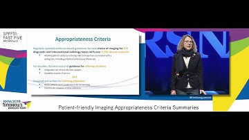 Fast 5: Patient-friendly Imaging Appropriateness Criteria Summaries