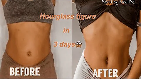 How To Get A Tiny Waist In just 3 days ! *Shocking results*😱| Vicky Justiz