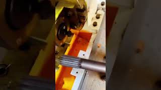 cool machine for making threads on iron rods #shorts