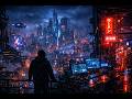 Synthetic Dusk 🌆 Cyberpunk Ambient Electronic | Megacity Twilight Soundscape [4K]