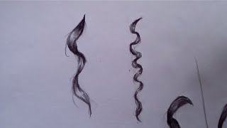 Como desenhar cabelo cacheado com o Lápis ✏️🤯 #fy #desenho #cabelo #c