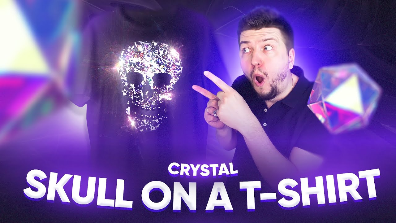 How to Design a T-Shirt With Rhinestones // Bling Clothing Art Tutorial