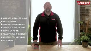 Toupret Fine Surface Filler Ready Mixed | Screwfix