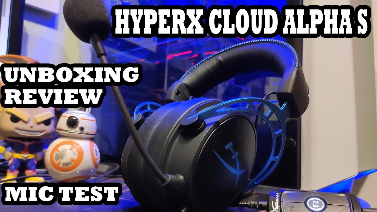 UNBOXING y REVIEW de los HyperX Cloud Alpha S | Software y Micro Test ...