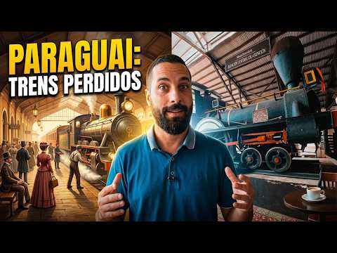 Visitei a estação ferroviária abandonada do Paraguai | Olha o que encontrei