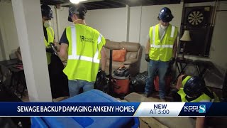 Ankeny homeowners blame construction for sewage backups in basements