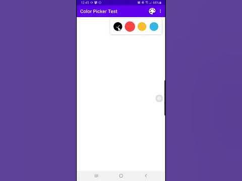 Android Color Picker (demo) - YouTube