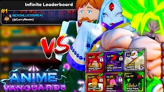 картинка: 6 Monarch VANGUARDS против Infinite LEADERBOARD в аниме Vanguards!