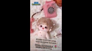 20cm Plush Cotton Doll Hair Braiding Tutorial