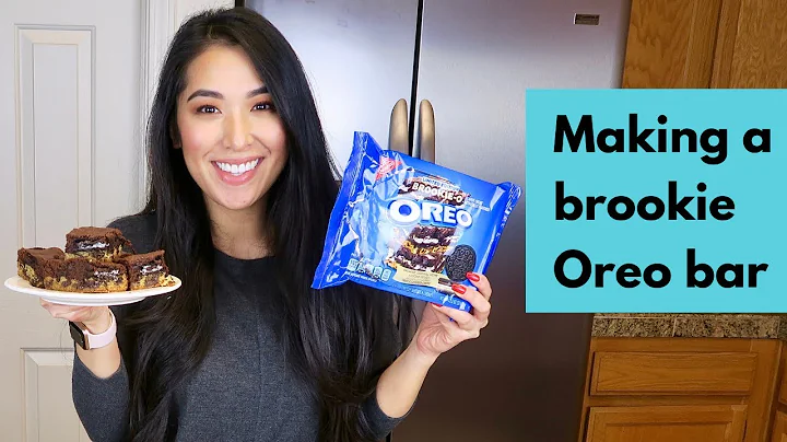 My attempt to make a BROOKIE OREO bar | BAKE WITH ME