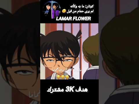 كونان ما به وكأنه لم يرى حمام من قبل المحقق كونان سبيستون