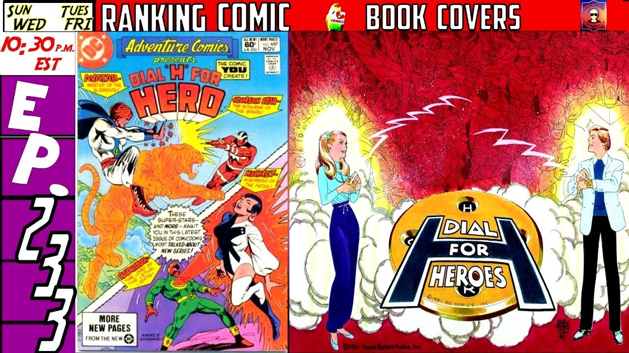 The Most Underrated Comic Artwork of the 1980s | Ranking Dial H For Hero Comic Book Covers