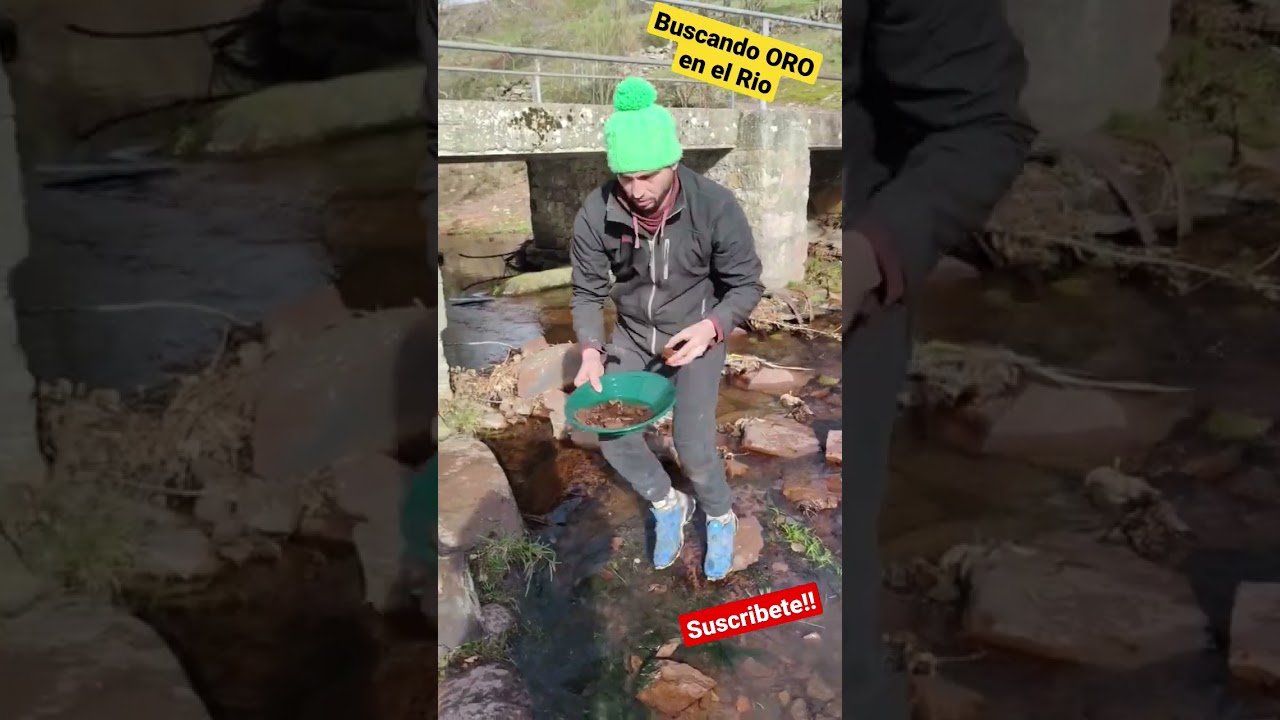 BUSCANDO ORO en el RÍO España!! GOLD NUGGETS!!