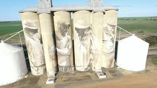 Brim painted silo art  7th Sept 2018
